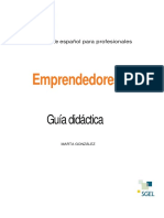 Guía Didáctica SGEL Emprendedores