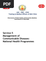 Service 5 Management of Communicable Diseases