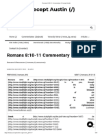 Romans 8.10-11 Commentary - Precept Austin