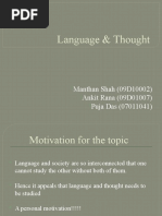 Language & Thought