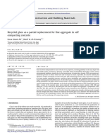 3 E Recycled Glass As A Partial Replacement For Fine Aggregate in Self Compacting Concrete