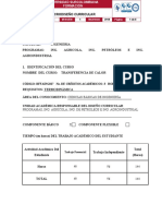 Microdiseño TRANSFERENCIA DE CALOR 2019 B