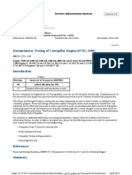 Dynamometer Testing of Caterpillar Engines (0781, 1000) : Shutdown SIS