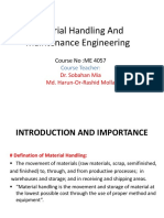 Material HANDLING PowerPoint Presentation