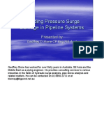 Avoiding Pressure Surge Damage in Pipeline Systems Presentation To IE Aust