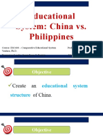 Chinese Education System - Comparison - FINAL