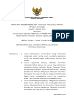 Permen PUPR 1-2020 - Standar & Pedoman Pengadaan Pekerjaan Konstruksi Terintegrasi Rancang Bangun Melalui Penyedia