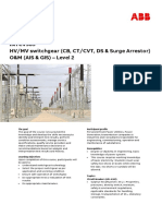 INTCV385 - HV and MV Switchgear (CB, CT, CVT, DC and SA) Operaion, Maintenance - L2 - v1