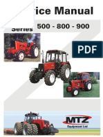 Belarus MTZ 500-800-900 Service Manual