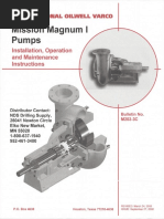 Parts Operation and Maintanence Mission Pumps