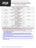 MCQ Based Online Examination MSBTE Time Table For Summer 2021 Examination