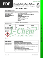 I-Chem Solution SDN BHD: Bmsolution Safety Data Sheet