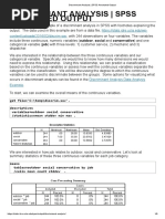 Discriminant Analysis