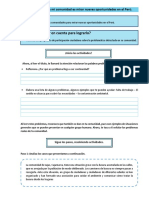 Problematizar en Mi Comunidad Es Mirar Nuevas Oportunidades en El Perú