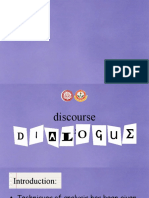 Discourse As Dialogue Part 1