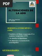 Alteraciones de La ADH