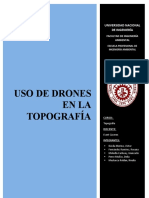 Uso de Drones en La Topografía