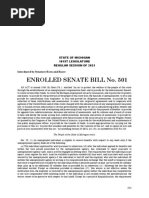 Enrolled Senate Bill No. 501: State of Michigan 101St Legislature Regular Session of 2021