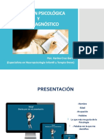 Clase 1. Evaluación Psicológica y Psicodiagnóstico