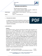 Memoria Descriptiva Cert. Negativo de Catastro