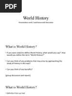 World History PPT 2 and Homework Discussion