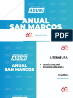 Anual San Marcos - Literatura Semana 01