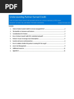 Understanding Partner Earned Credit