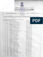 CAP II Result June 2019