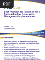 Best - Practices - Preparing - SuccessFactors - Succession - Management - Implementation - Final