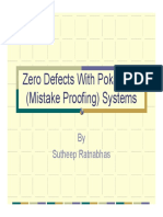 Zero Defects With Poka-Yoke - Mistake Proofing