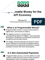 Programmable Money For The API Economy