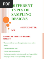 Different Types of Sampling Designs