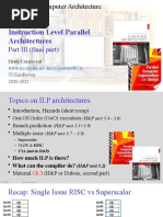 ILP-Architectures Part III