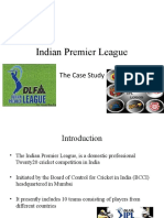 Indian Premier League: The Case Study