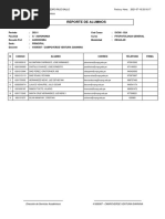 Reporte de Alumnos