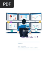 System Integration And: Architecture 2