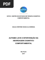 Tea Grau 1 e A Intervenção Na Abordagem TCC