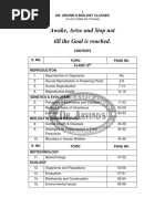 Awake, Arise and Stop Not Till The Goal Is Reached.: Dr. Arvind'S Biology Classes