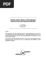 Cospas-Sarsat Meolut Performance Specification and Design Guidelines