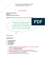 Actividad Preliminar Grado 4º