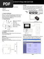 Modbus Server Box For Energy Meter-Quick Guide