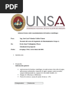 Informe Técnico Sobre Mantenimentos de Bombas Centrifugas