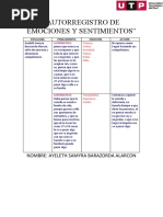 Autorregistro de Emociones y Sentimientos