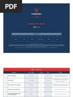 Absolute Back: Week 1 / 4