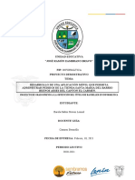 Proyecto de Grado Desarrollo de Una Aplicación Móvil