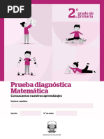 2° PRIMARIA-prueba Diágnóstica de Matemática