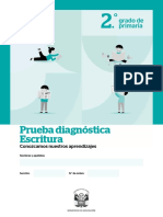 2° PRIMARIA-prueba Diagnóstica de Escritura