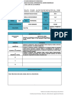 ACUERDO de APRENDIZAJE de Desarrollo Socioeconómico