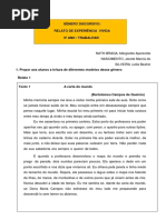 2º 3º Ano Relato de Experiência Vivida