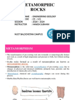 CE-121 Metamorphic Rocks by Hamza Subhani